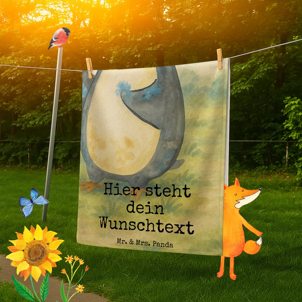 Spersonalizowany ręcznik kąpielowy Pingwin Prysznic Design Strandtuch mit Namen, Duschtuch mit Namen, Badetuch mit Namen, Saunatuch mit Namen, Kinder Handtuch mit Namen, Personalisiertes Badetuch, Personalisiertes Handtuch, Pinguin, duschen, Lebensmotto, Motivation, Pinguine, Dusche, Neustart, glücklich sein, Neuanfang