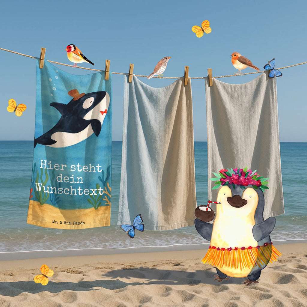Personalized Bath Towel orca cylinder Design Badetuch mit Namen, Duschtuch mit Namen, Strandtuch mit Namen, Saunatuch mit Namen, Personalisiertes Badetuch, Kinder Handtuch mit Namen, Personalisiertes Handtuch, Meerestiere, Meer, Urlaub, Glückwunsch, Glitter, Narwal, Glitzer, Konfetti, Geburtstag, Feier, Orca, Fete, Fest