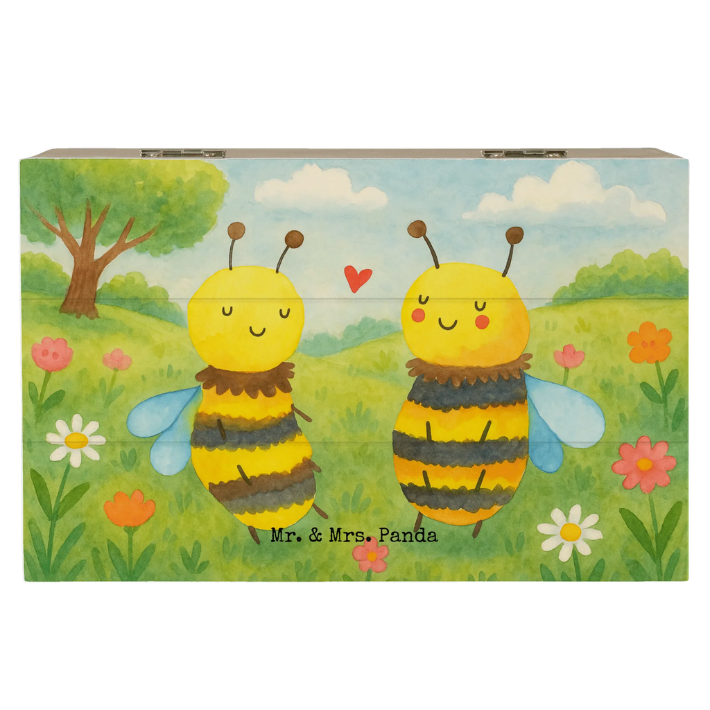 Holzkiste Biene Verliebt Design Holzkiste, Kiste, Schatzkiste, Truhe, Schatulle, XXL, Erinnerungsbox, Erinnerungskiste, Dekokiste, Aufbewahrungsbox, Geschenkbox, Geschenkdose, Biene, Wespe, Hummel