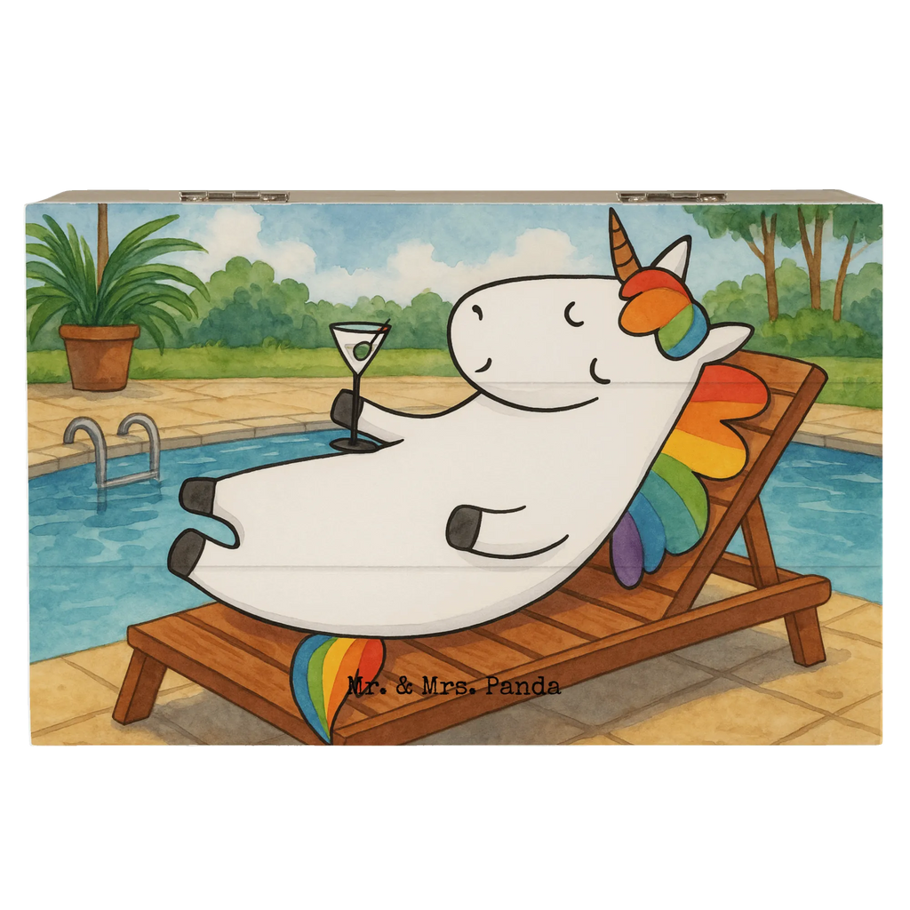 Holzkiste Einhorn Cocktail Design Erinnerungsbox, Kiste, Dekokiste, Erinnerungskiste, XXL, Truhe, Aufbewahrungsbox, Geschenkdose, Schatzkiste, Geschenkbox, Holzkiste, Schatulle, Einhorn, Einhörner, Einhorn Deko, Unicorn, lustig, witzig, Freundin, Spaß, Sekt, Cuba Libre, Rum, Glitzer, Geburtstag, Caipirinha, Party, Spruch, Feiern