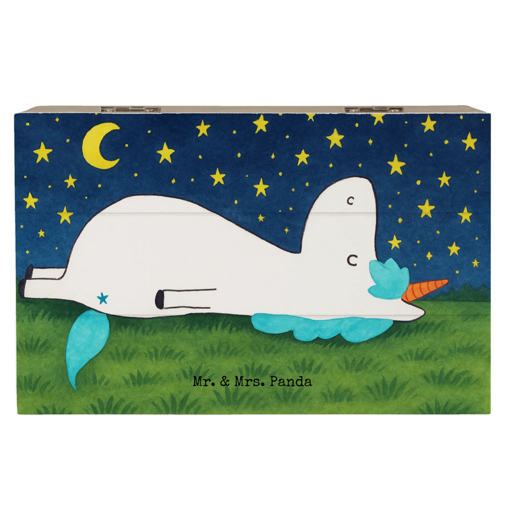 Holzkiste Einhorn Sternenhimmel Design Truhe, Schatulle, Erinnerungskiste, Holzkiste, Schatzkiste, Erinnerungsbox, Kiste, Aufbewahrungsbox, Dekokiste, Geschenkbox, Geschenkdose, XXL, Einhorn, Einhörner, Einhorn Deko, Unicorn, Dachschaden, Sternenhimmel, Verrückt, Sterne