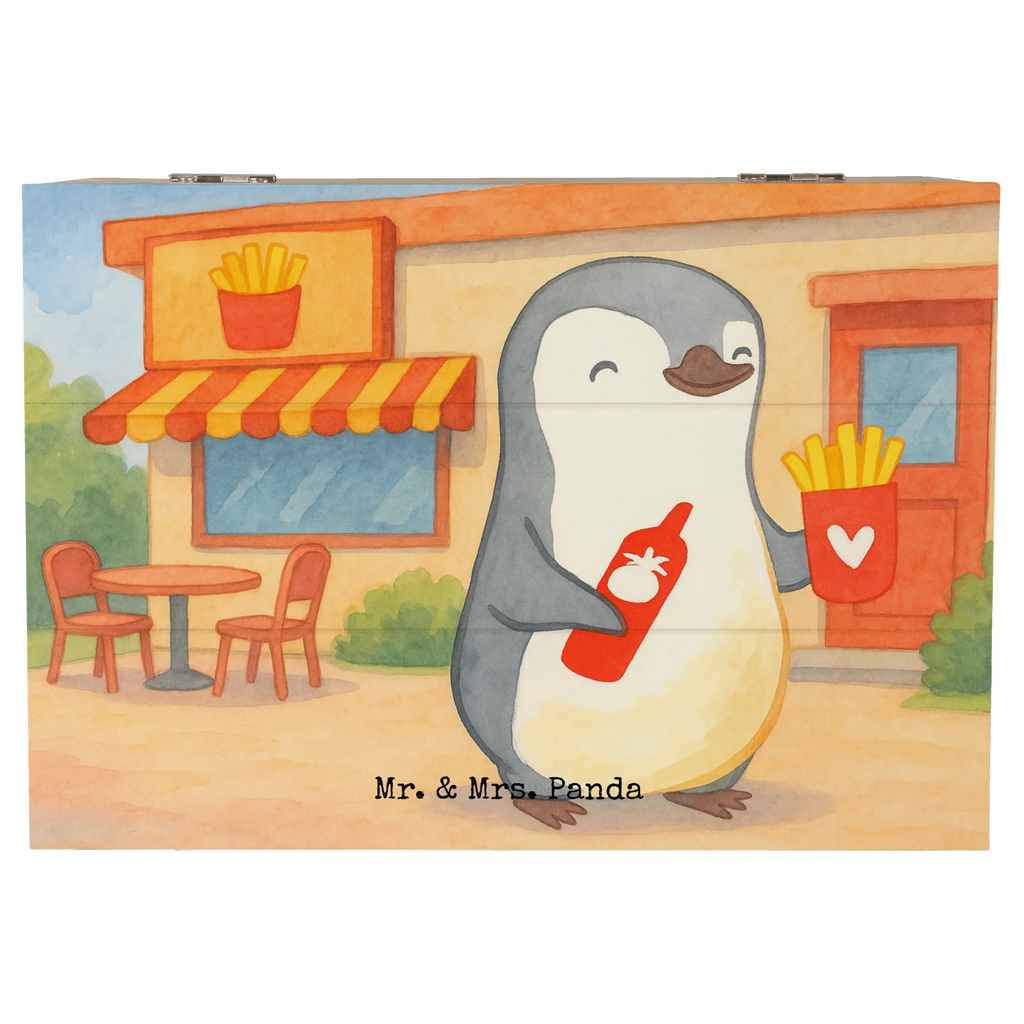 Holzkiste Pinguin Pommes Design Holzkiste, XXL, Truhe, Kiste, Aufbewahrungsbox, Schatzkiste, Dekokiste, Geschenkdose, Erinnerungsbox, Geschenkbox, Schatulle, Erinnerungskiste, Liebe, Partner, Freund, Freundin, Ehemann, Ehefrau, Heiraten, Verlobung, Heiratsantrag, Liebesgeschenk, Jahrestag, Hocheitstag, Valentinstag, Mitbringsel, Geschenk für Frauen, Liebesbeweis, für Ehemann, Geschenk für Freundin, für Männer, Hochzeitstag, Geschenk für Partner
