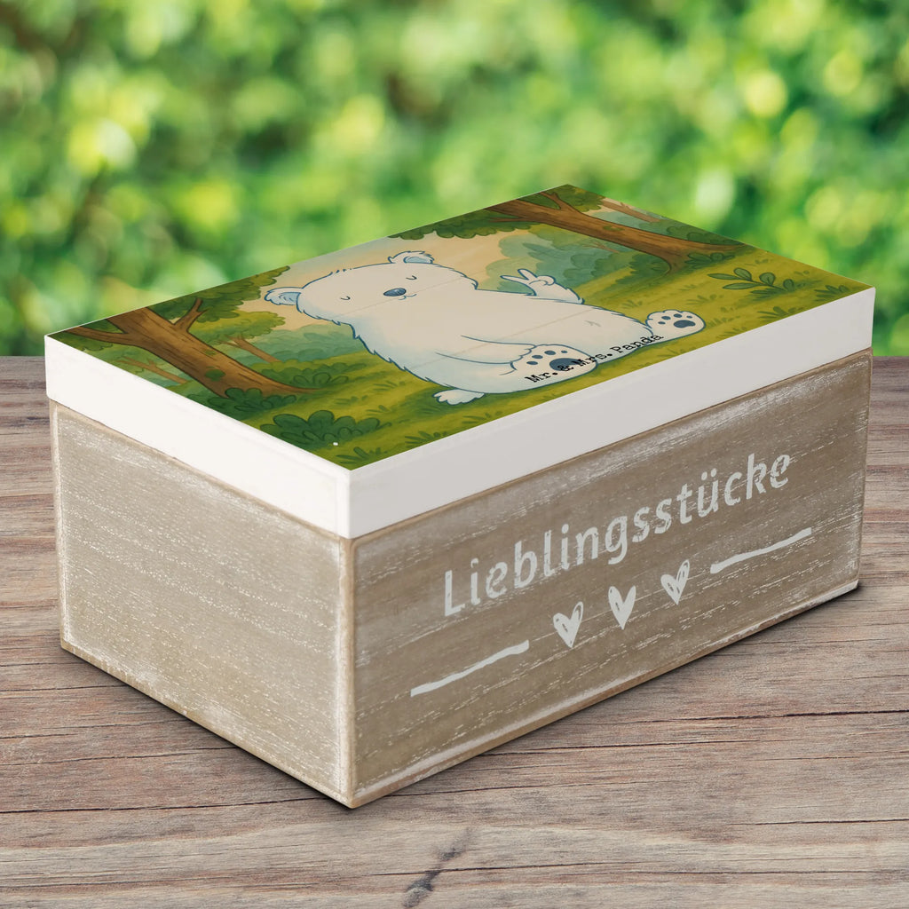 Holzkiste Eisbär Faul Design Erinnerungsbox, Aufbewahrungsbox, Geschenkdose, Dekokiste, Truhe, Holzkiste, Kiste, Geschenkbox, XXL, Schatulle, Erinnerungskiste, Schatzkiste, Bär, Teddy, Teddybär, Büro, Arbeitsplatz, Bürojob, Faul, Eisbär, Homeoffice, Relaxen, Entspannen, Arbeit, Nordpol