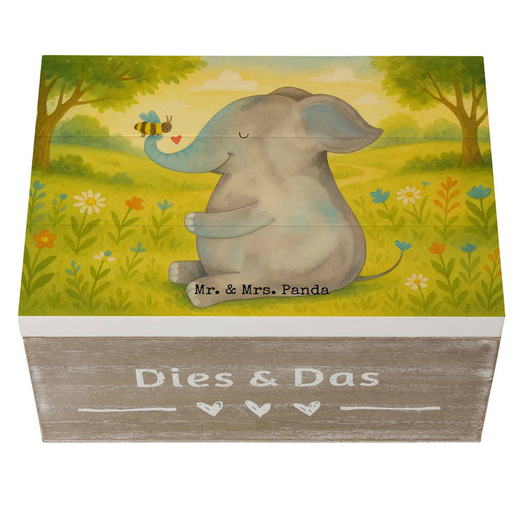 Holzkiste Elefant Biene Design Schatulle, Erinnerungsbox, Truhe, Holzkiste, Aufbewahrungsbox, Erinnerungskiste, Kiste, Dekokiste, XXL, Geschenkdose, Schatzkiste, Geschenkbox, Tiermotive, Gute Laune, lustige Sprüche, Tiere, Jahrestag, Heiratsantrag, Hochzeitsgeschenk, Elefant, Liebesgeschenk, Liebesbeweis, Biene, Liebe, Liebesspruch