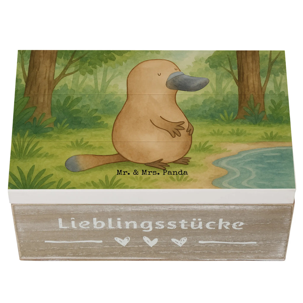 Holzkiste Schnabeltier Mut Design XXL, Geschenkdose, Erinnerungsbox, Geschenkbox, Aufbewahrungsbox, Kiste, Schatzkiste, Erinnerungskiste, Dekokiste, Schatulle, Truhe, Holzkiste, Meerestiere, Meer, Urlaub, Mut, Training, Raodtrip, Weltreise, Neustart, Motivation, Büro, mutig, Arbeit, Neuanfang, Schnabeltiere, Lebensweisheit, Schnabeltier