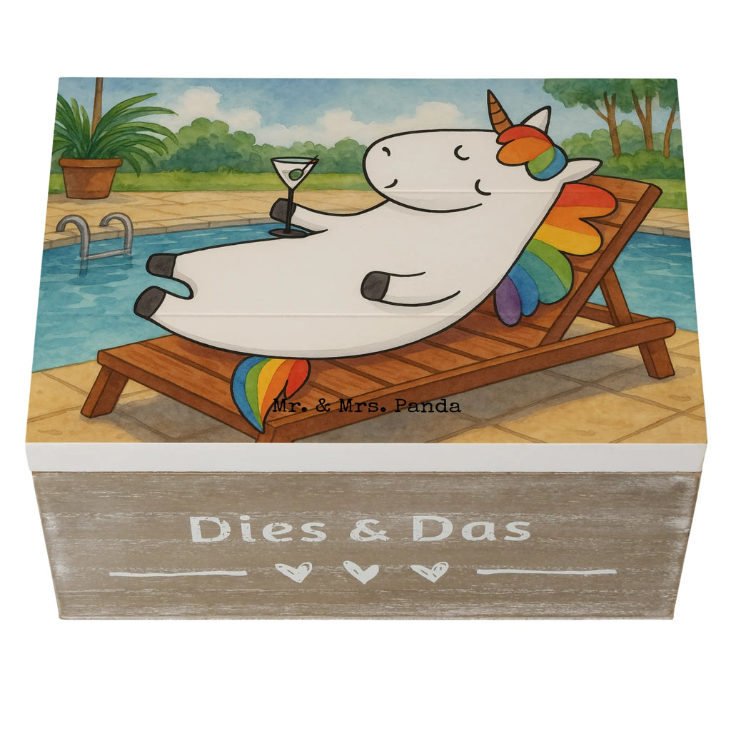 Holzkiste Einhorn Cocktail Design Erinnerungsbox, Kiste, Dekokiste, Erinnerungskiste, XXL, Truhe, Aufbewahrungsbox, Geschenkdose, Schatzkiste, Geschenkbox, Holzkiste, Schatulle, Einhorn, Einhörner, Einhorn Deko, Unicorn, lustig, witzig, Freundin, Spaß, Sekt, Cuba Libre, Rum, Glitzer, Geburtstag, Caipirinha, Party, Spruch, Feiern