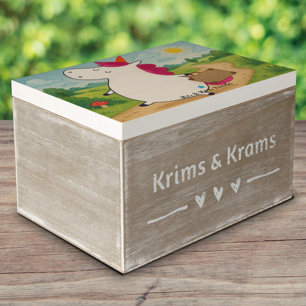 Skrzynia drewniana Jednorożec walizka Design XXL, Geschenkdose, Erinnerungskiste, Holzkiste, Geschenkbox, Schatzkiste, Dekokiste, Schatulle, Aufbewahrungsbox, Truhe, Erinnerungsbox, Kiste, Einhorn, Einhörner, Einhorn Deko, Unicorn, Abenteuer, Gepäck, witzig, Koffer, Kind, lustig, albern, Spaß, Reise, Verreisen, Erwachsen, unicorn
