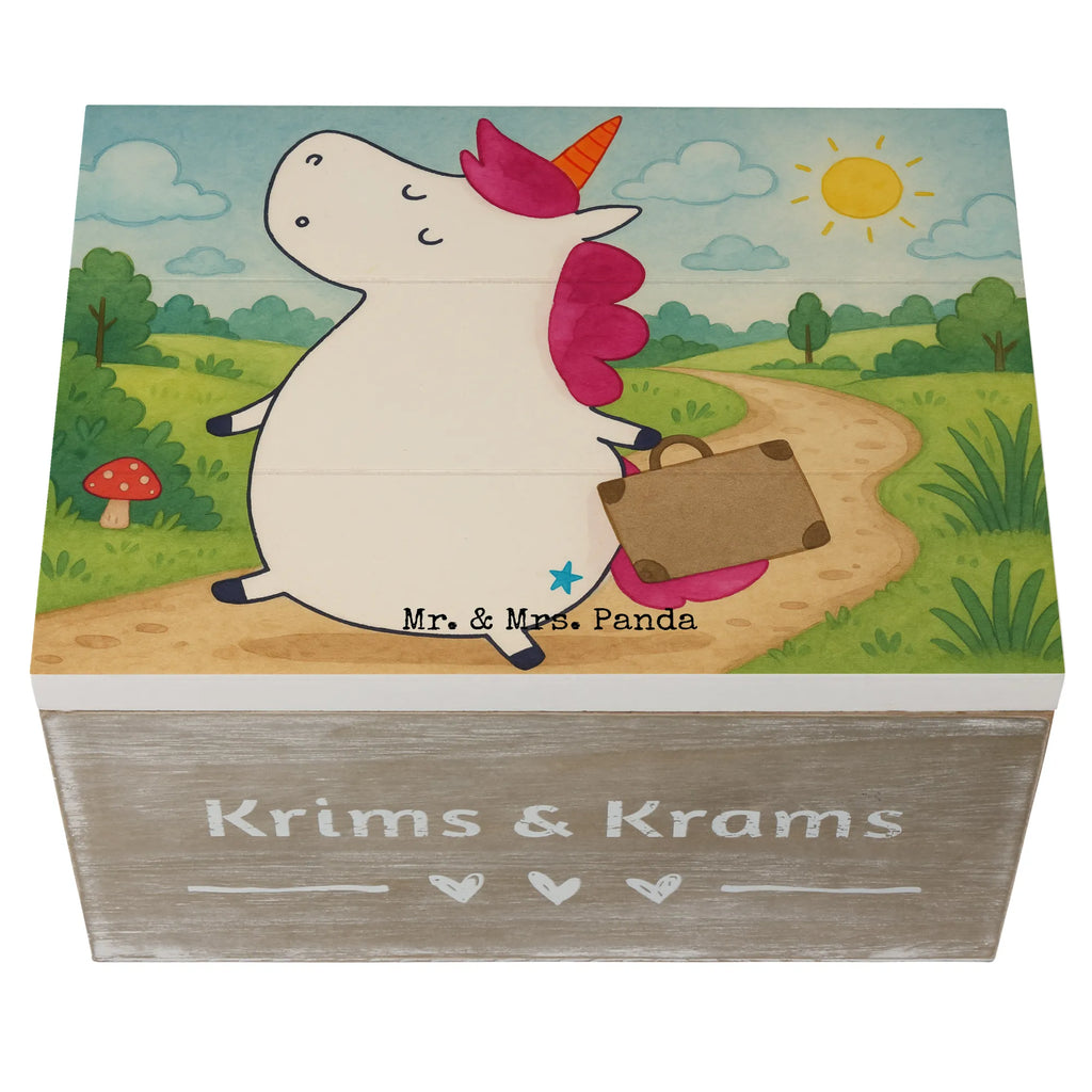 Skrzynia drewniana Jednorożec walizka Design XXL, Geschenkdose, Erinnerungskiste, Holzkiste, Geschenkbox, Schatzkiste, Dekokiste, Schatulle, Aufbewahrungsbox, Truhe, Erinnerungsbox, Kiste, Einhorn, Einhörner, Einhorn Deko, Unicorn, Abenteuer, Gepäck, witzig, Koffer, Kind, lustig, albern, Spaß, Reise, Verreisen, Erwachsen, unicorn