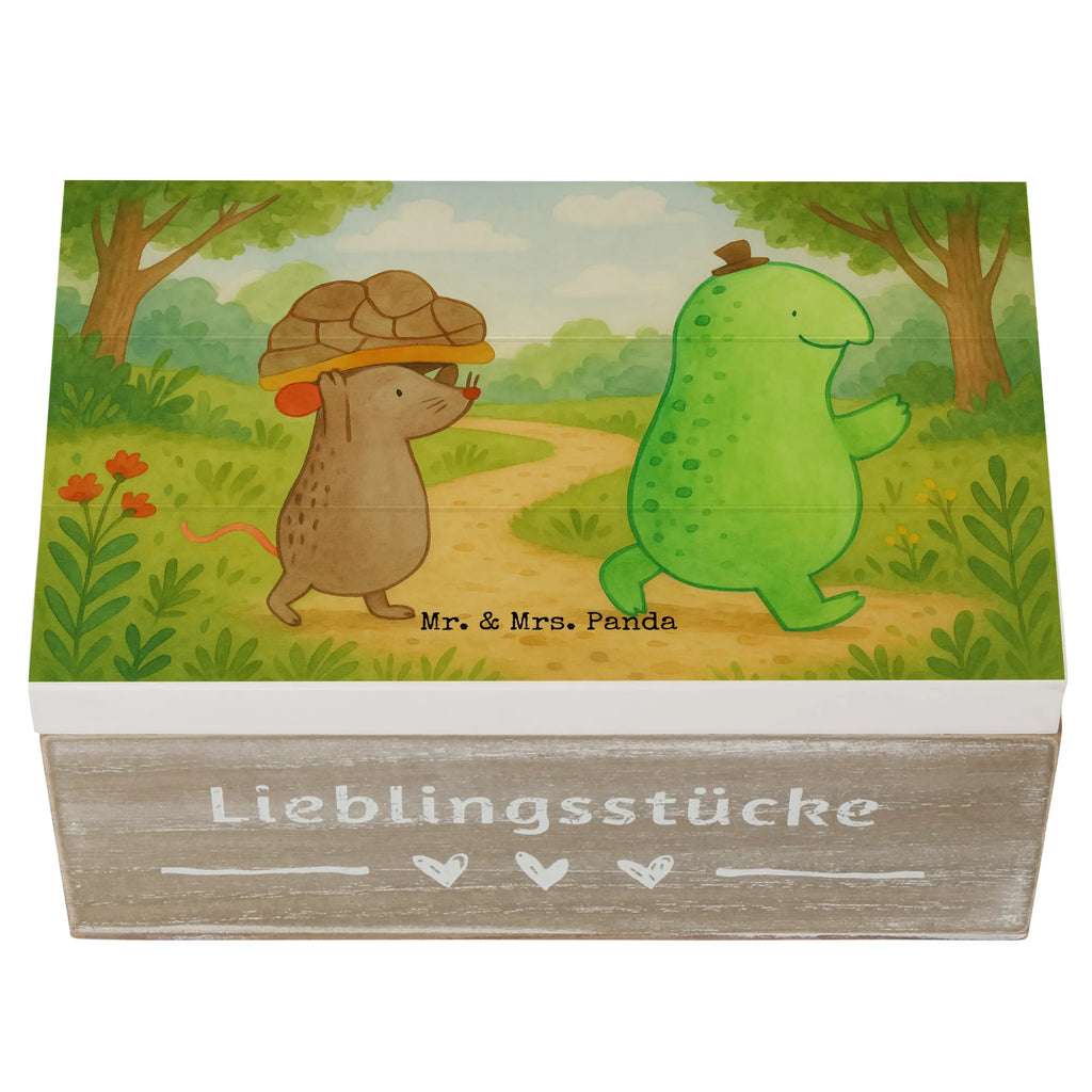 Wooden chest tortoise Mouse Design Geschenkbox, Kiste, Holzkiste, Truhe, Erinnerungskiste, XXL, Schatzkiste, Geschenkdose, Erinnerungsbox, Dekokiste, Schatulle, Aufbewahrungsbox, Schildkröte, Maus, beste Freundinnen, Freundinnen, Freunde, beste Freunde