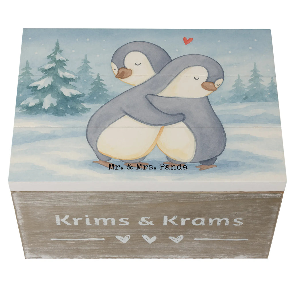 Wooden chest penguins Cuddle Design Truhe, Geschenkdose, Aufbewahrungsbox, XXL, Erinnerungsbox, Erinnerungskiste, Schatzkiste, Geschenkbox, Kiste, Holzkiste, Schatulle, Dekokiste, Liebe, Partner, Freund, Freundin, Ehemann, Ehefrau, Heiraten, Verlobung, Heiratsantrag, Liebesgeschenk, Jahrestag, Hocheitstag, für Ehemann, Liebesbeweis, Mitbringsel, Geschenk für Freundin, Geschenk für Partner, für Männer, Geschenk für Frauen, Valentinstag, Hochzeitstag