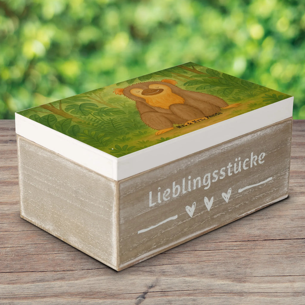 Holzkiste Affe Design Erinnerungskiste, Geschenkbox, Erinnerungsbox, Schatulle, Truhe, Holzkiste, Aufbewahrungsbox, Dekokiste, Schatzkiste, XXL, Geschenkdose, Kiste, Afrika, Wildtiere, Liebe, Motivation, Affen, Affe, Selbstliebe, Selbstachtung, Selbstbewusstsein, Respekt, Selfcare, Äffchen