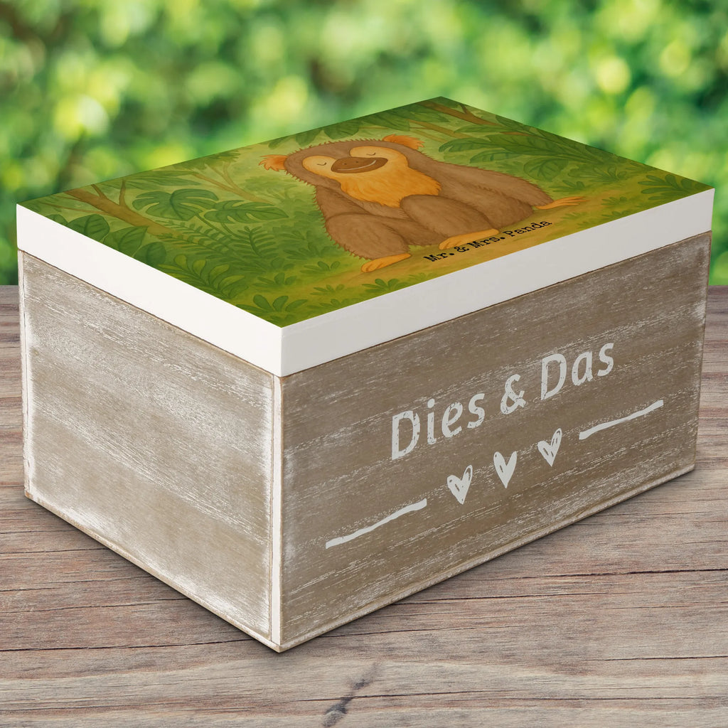 Holzkiste Affe Design Erinnerungskiste, Geschenkbox, Erinnerungsbox, Schatulle, Truhe, Holzkiste, Aufbewahrungsbox, Dekokiste, Schatzkiste, XXL, Geschenkdose, Kiste, Afrika, Wildtiere, Liebe, Motivation, Affen, Affe, Selbstliebe, Selbstachtung, Selbstbewusstsein, Respekt, Selfcare, Äffchen