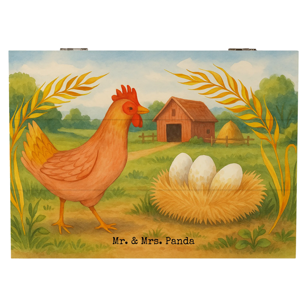 Holzkiste Huhn Stolz Design Geschenkbox, Schatulle, Schatzkiste, Holzkiste, Erinnerungsbox, Dekokiste, Truhe, Geschenkdose, XXL, Aufbewahrungsbox, Erinnerungskiste, Kiste, Bauernhof, Hoftiere, Landwirt, Landwirtin, Spruch, Hühner, Hahn, Landleben, Geburt, Eier, Schwangerschaft, Hof, Magie, Motivation, Henne