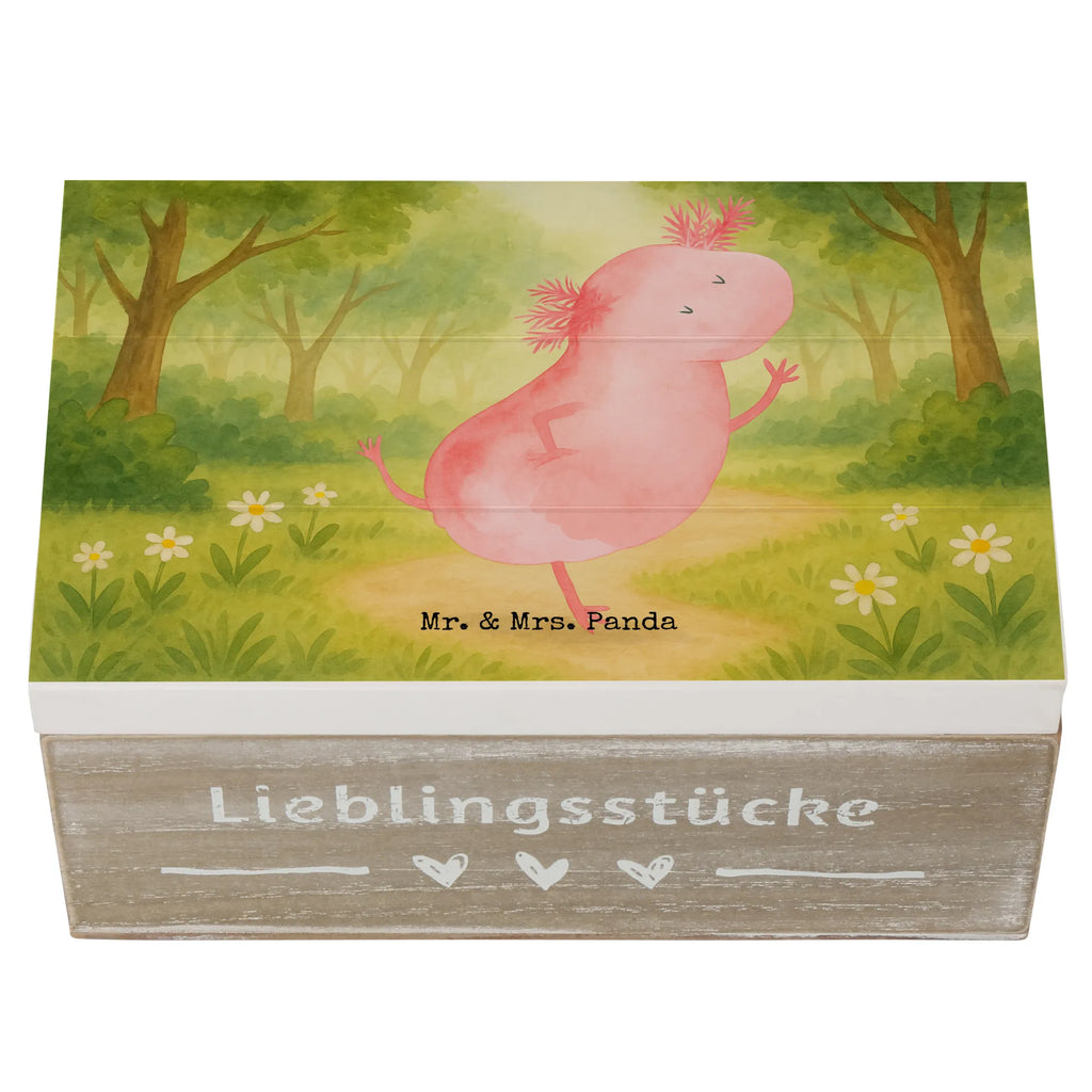 Skrzynia drewniana aksolotl tańczyć Design Kiste, Truhe, Geschenkdose, Dekokiste, Holzkiste, XXL, Aufbewahrungsbox, Erinnerungsbox, Geschenkbox, Schatulle, Erinnerungskiste, Schatzkiste, Axolotl, Molch, Axolot, beste Freundin, Sterne, verrückt, Lurche, Freundin, Lurch, Dachschaden, Schwanzlurch