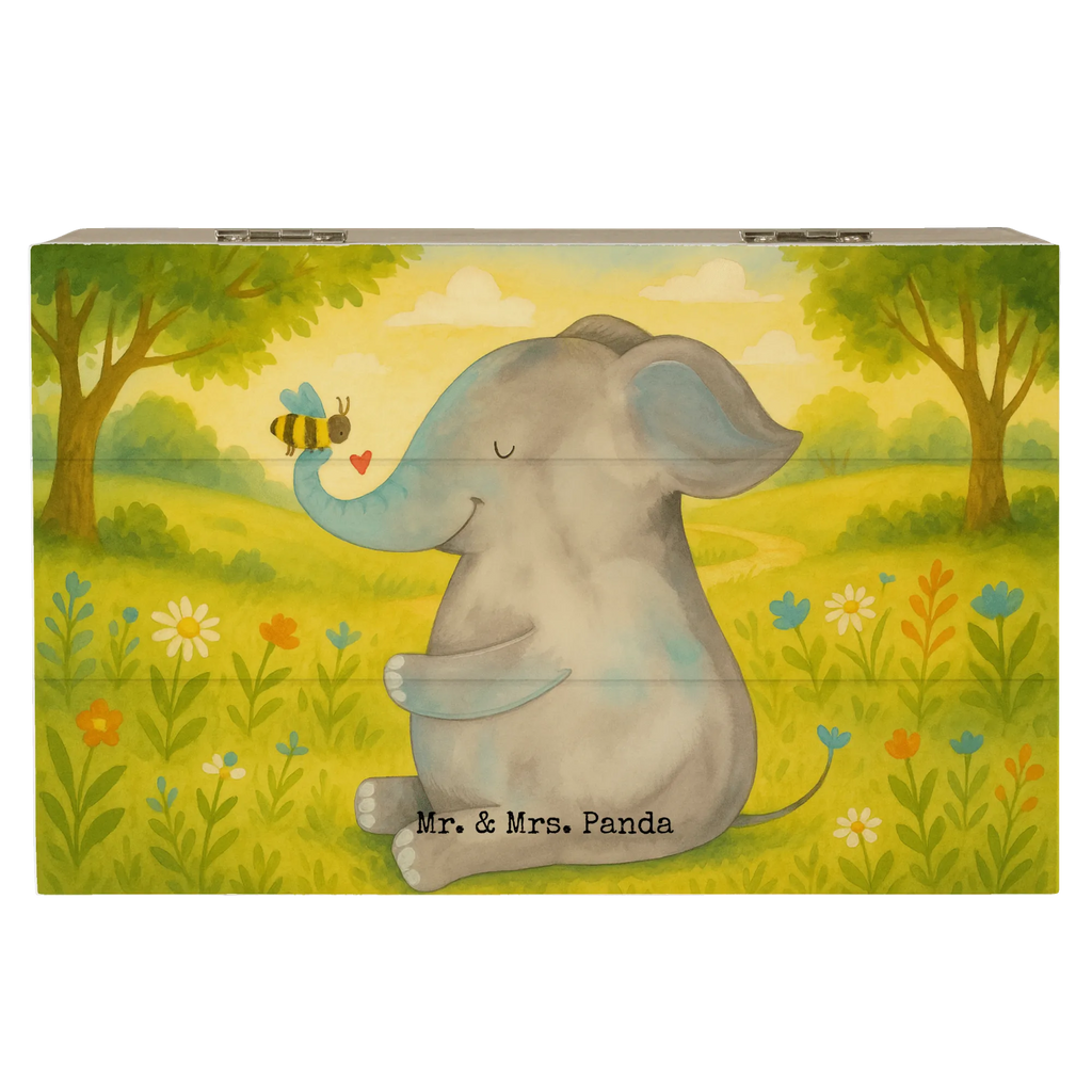 Holzkiste Elefant Biene Design Schatulle, Erinnerungsbox, Truhe, Holzkiste, Aufbewahrungsbox, Erinnerungskiste, Kiste, Dekokiste, XXL, Geschenkdose, Schatzkiste, Geschenkbox, Tiermotive, Gute Laune, lustige Sprüche, Tiere, Jahrestag, Heiratsantrag, Hochzeitsgeschenk, Elefant, Liebesgeschenk, Liebesbeweis, Biene, Liebe, Liebesspruch