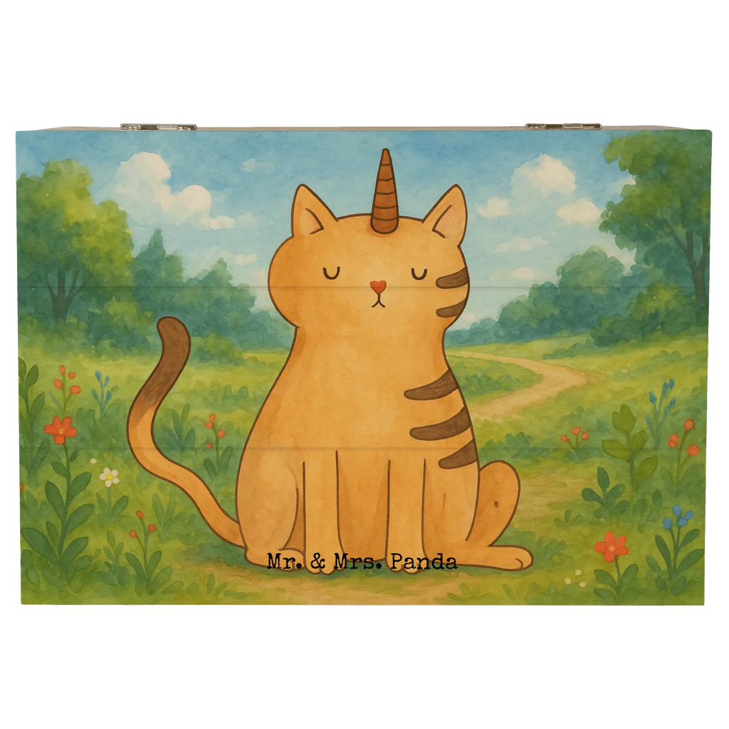 Skrzynia drewniana jednorożec kot Design Geschenkbox, Dekokiste, Schatzkiste, Aufbewahrungsbox, XXL, Erinnerungskiste, Schatulle, Holzkiste, Kiste, Geschenkdose, Truhe, Erinnerungsbox, Einhorn, Einhörner, Einhorn Deko, Unicorn, Einhornkatze, Katze, Katzer, Katzenhorn, Glitzer, Erwachsenwerden, Regenbogen, Kittyhorn, Mieze, Einhornpower
