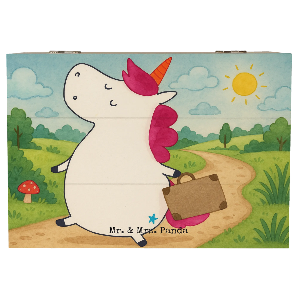 Skrzynia drewniana Jednorożec walizka Design XXL, Geschenkdose, Erinnerungskiste, Holzkiste, Geschenkbox, Schatzkiste, Dekokiste, Schatulle, Aufbewahrungsbox, Truhe, Erinnerungsbox, Kiste, Einhorn, Einhörner, Einhorn Deko, Unicorn, Abenteuer, Gepäck, witzig, Koffer, Kind, lustig, albern, Spaß, Reise, Verreisen, Erwachsen, unicorn