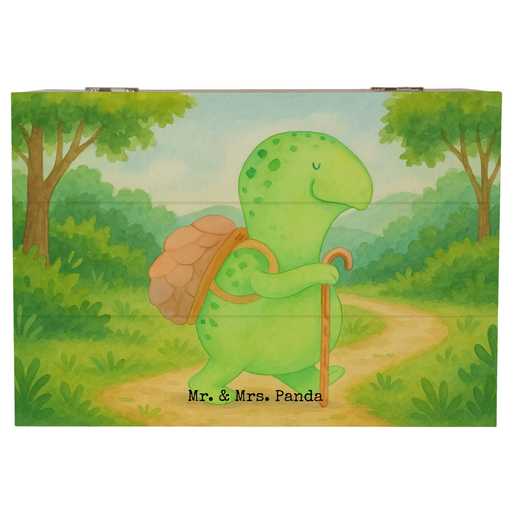 Skrzynia drewniana żółw Wędrowiec Design Schatulle, Aufbewahrungsbox, Geschenkbox, Geschenkdose, Holzkiste, Erinnerungsbox, Schatzkiste, Kiste, Dekokiste, XXL, Erinnerungskiste, Truhe, Schildkröte, Neuanfang, Motivationssprüche, Motivation, Motivationsspruch, Schildkröten