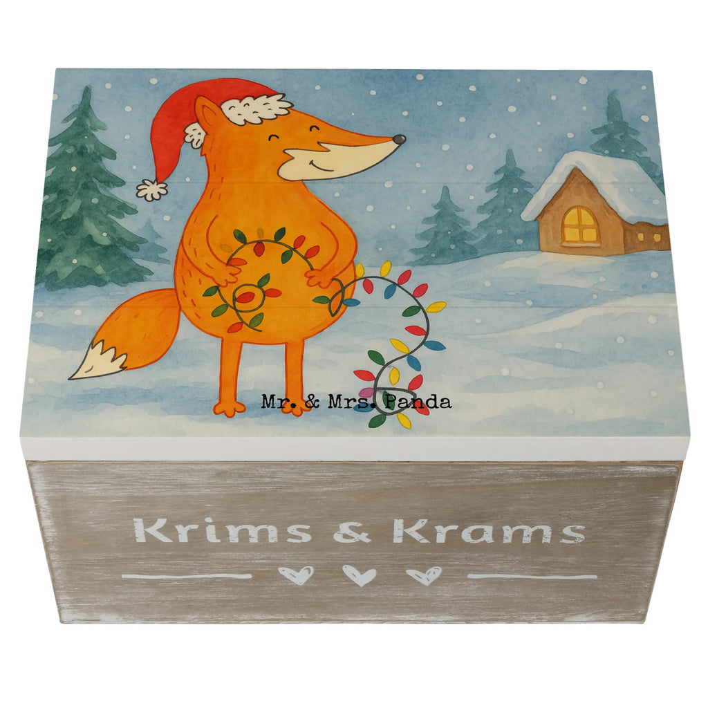 Holzkiste Fuchs Weihnachten Design Geschenkbox, Holzkiste, Aufbewahrungsbox, Erinnerungskiste, XXL, Erinnerungsbox, Schatulle, Geschenkdose, Kiste, Dekokiste, Truhe, Schatzkiste, Winter, Weihnachten, Weihnachtsdeko, Nikolaus, Advent, Heiligabend, Wintermotiv, Fuchs, Weihnachtsmann, Geschenk Weihnachten, Weihnachtszeit, Spruch schön, Füchse