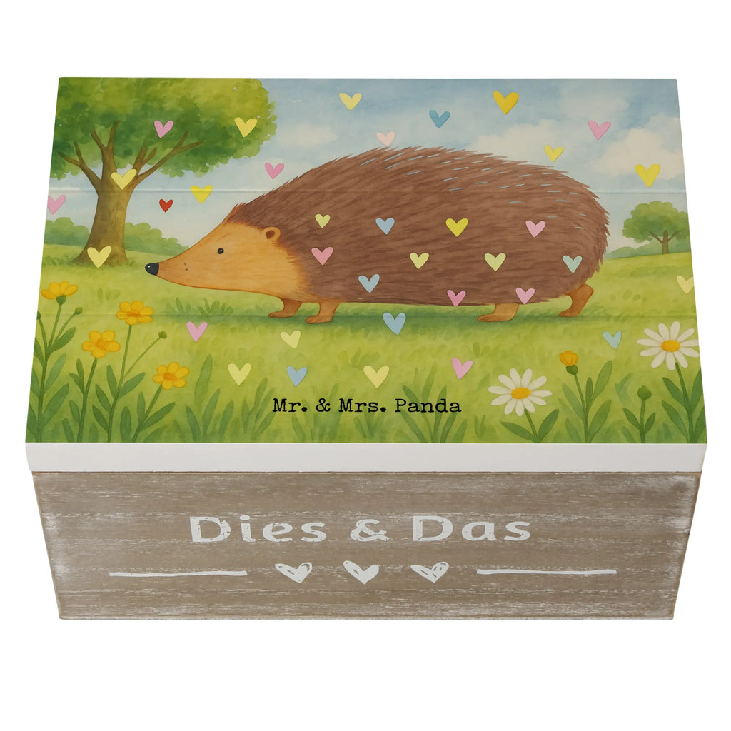 Holzkiste Igel Herzen Design Holzkiste, Dekokiste, Erinnerungskiste, Aufbewahrungsbox, Geschenkdose, Geschenkbox, Erinnerungsbox, Kiste, Schatzkiste, XXL, Truhe, Schatulle, Tiermotive, Gute Laune, lustige Sprüche, Tiere, Vertrauen, Igel, Liebe, Kuss, Leben, Herz, Herzen