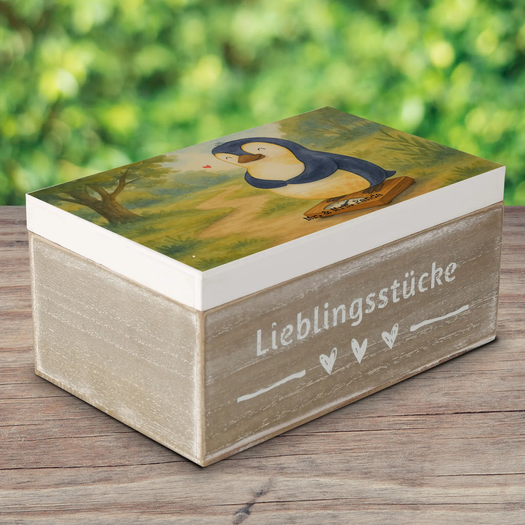 Wooden chest Penguin diet Design XXL, Geschenkbox, Erinnerungskiste, Holzkiste, Schatzkiste, Geschenkdose, Erinnerungsbox, Dekokiste, Truhe, Kiste, Aufbewahrungsbox, Schatulle, Pinguin, Gewicht, Körperliebe, Pinguine, Selbstrespekt, Abspecken, Motivation, Diät, Selbstliebe, Abnehmen