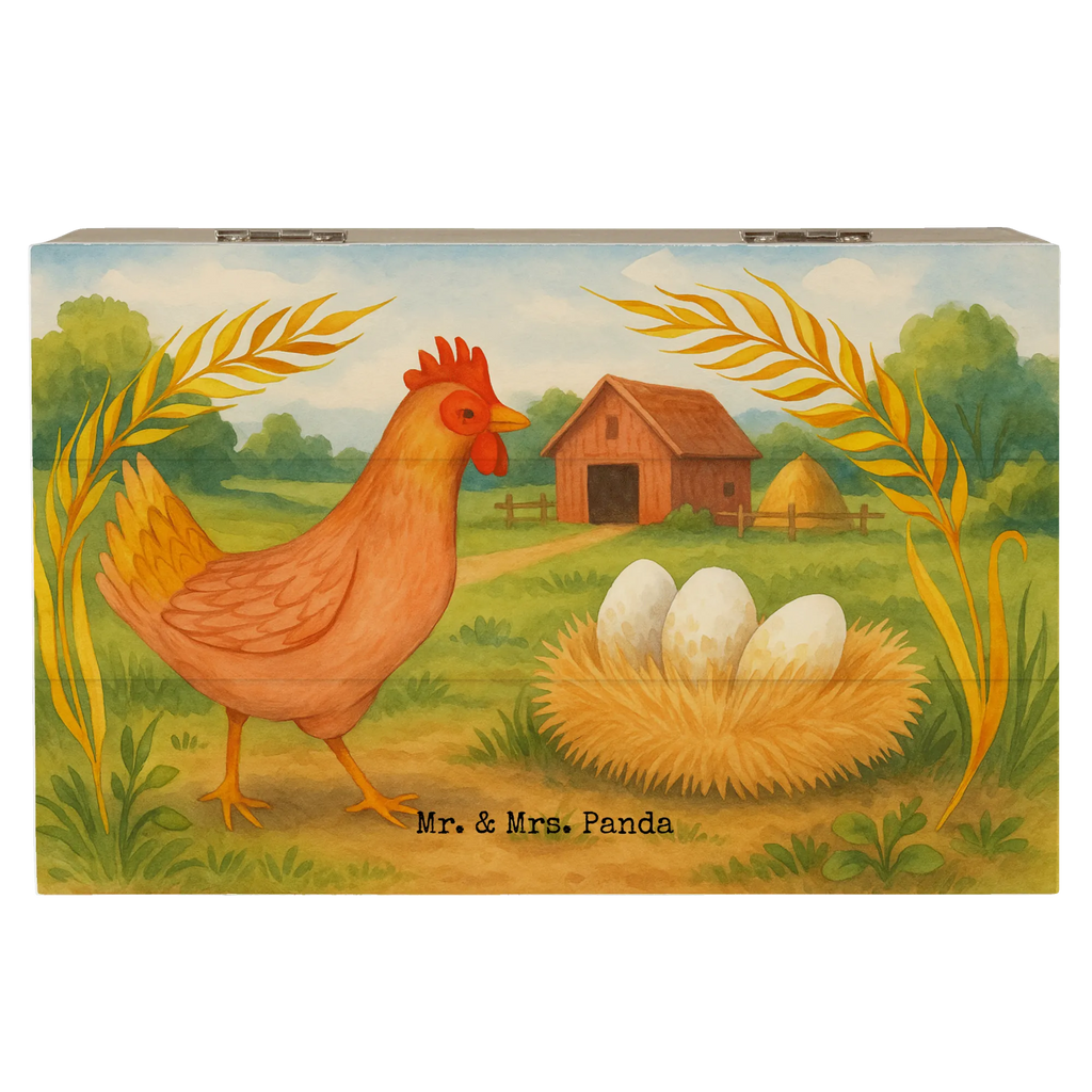 Holzkiste Huhn Stolz Design Geschenkbox, Schatulle, Schatzkiste, Holzkiste, Erinnerungsbox, Dekokiste, Truhe, Geschenkdose, XXL, Aufbewahrungsbox, Erinnerungskiste, Kiste, Bauernhof, Hoftiere, Landwirt, Landwirtin, Spruch, Hühner, Hahn, Landleben, Geburt, Eier, Schwangerschaft, Hof, Magie, Motivation, Henne