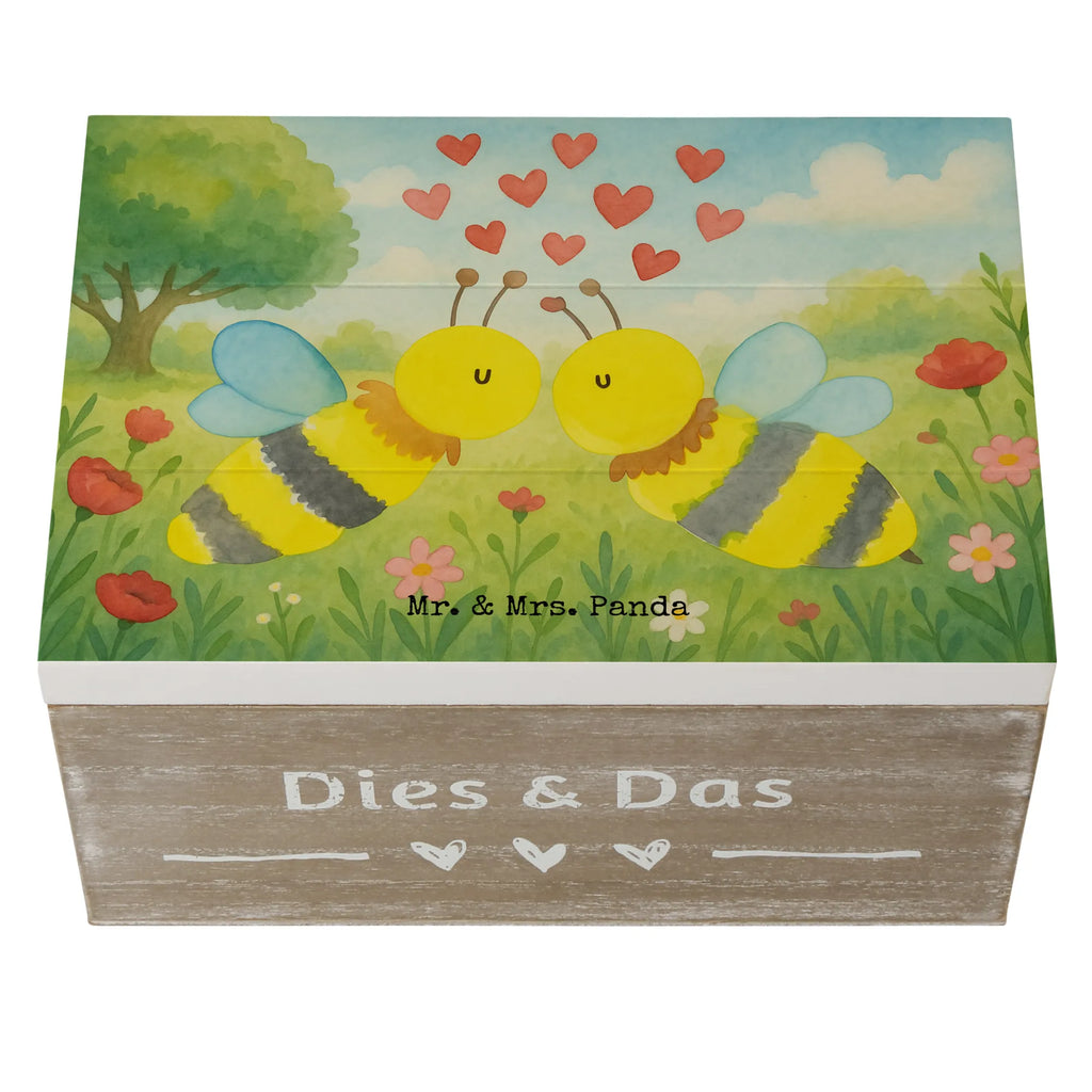 Holzkiste Biene Liebe Design Truhe, Schatulle, Erinnerungskiste, Geschenkbox, Holzkiste, Aufbewahrungsbox, Dekokiste, Erinnerungsbox, Schatzkiste, Kiste, XXL, Geschenkdose, Biene, Wespe, Hummel