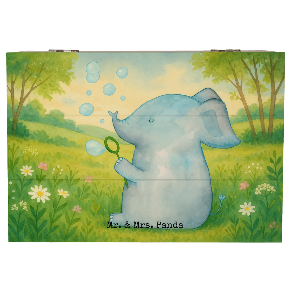 Holzkiste Elefant Seifenblasen Design Erinnerungskiste, Erinnerungsbox, Geschenkbox, Holzkiste, Dekokiste, Geschenkdose, XXL, Schatzkiste, Truhe, Kiste, Schatulle, Aufbewahrungsbox, Tiermotive, Gute Laune, lustige Sprüche, Tiere, Liebe, Liebesspruch, Heimat, Elefant, Seifenblasen, Gefühl. Daheim, Dickhäuter, Elefanten, Rüsseltier, Liebesbeweis