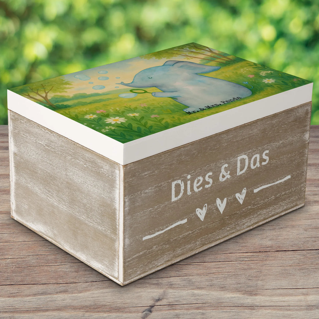 Holzkiste Elefant Seifenblasen Design Erinnerungskiste, Erinnerungsbox, Geschenkbox, Holzkiste, Dekokiste, Geschenkdose, XXL, Schatzkiste, Truhe, Kiste, Schatulle, Aufbewahrungsbox, Tiermotive, Gute Laune, lustige Sprüche, Tiere, Liebe, Liebesspruch, Heimat, Elefant, Seifenblasen, Gefühl. Daheim, Dickhäuter, Elefanten, Rüsseltier, Liebesbeweis