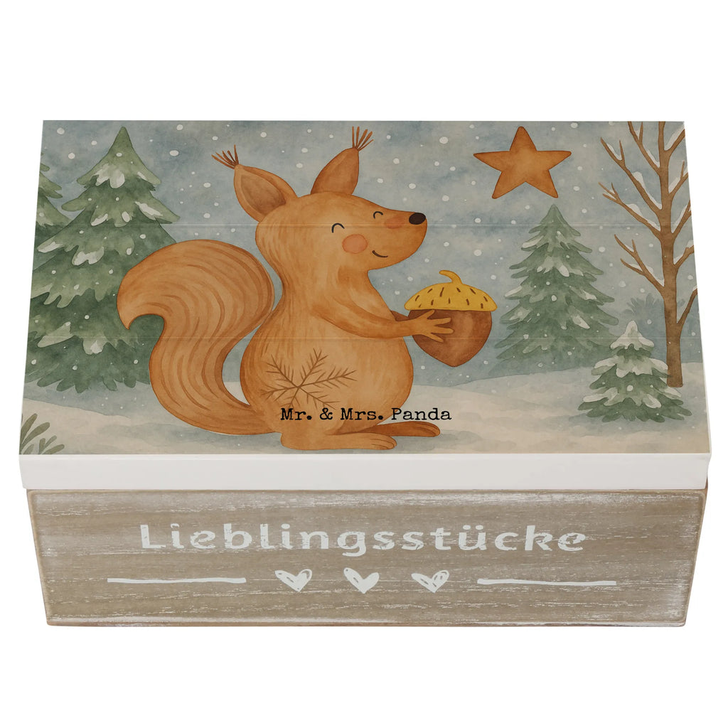Holzkiste Eichhörnchen Weihnachten Design Geschenkbox, Erinnerungskiste, XXL, Schatulle, Geschenkdose, Aufbewahrungsbox, Holzkiste, Dekokiste, Erinnerungsbox, Schatzkiste, Truhe, Kiste, Winter, Weihnachten, Weihnachtsdeko, Nikolaus, Advent, Heiligabend, Wintermotiv, Weihnachtsgruß, Neujahr, Vogel, Weihnachtsmotiv, Frohes neues Jahr, Guten Rutsch, Frohe Weihnachten