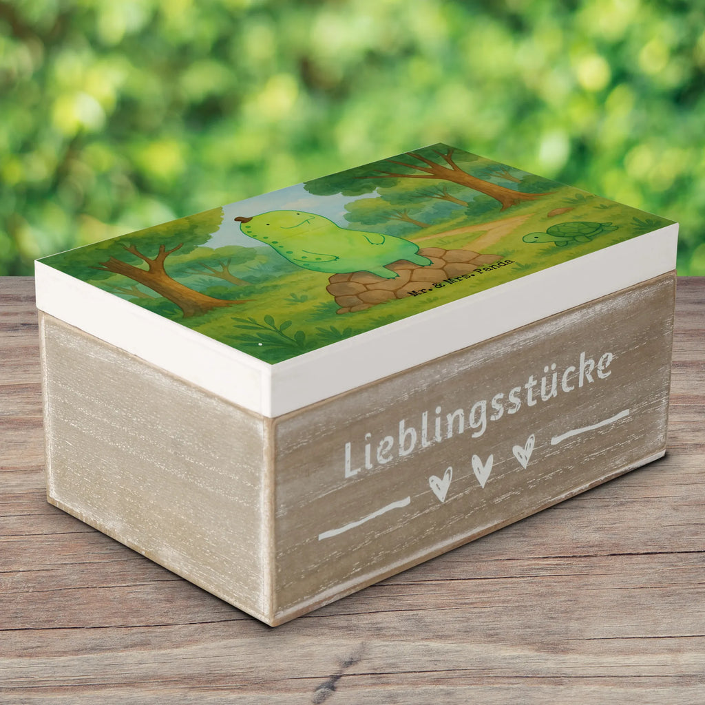 Holzkiste Schildkröte Pause Design Erinnerungsbox, Schatulle, XXL, Schatzkiste, Holzkiste, Erinnerungskiste, Truhe, Geschenkbox, Kiste, Geschenkdose, Aufbewahrungsbox, Dekokiste, Schildkröte, Achtsamkeit, Entschleunigen, achtsam