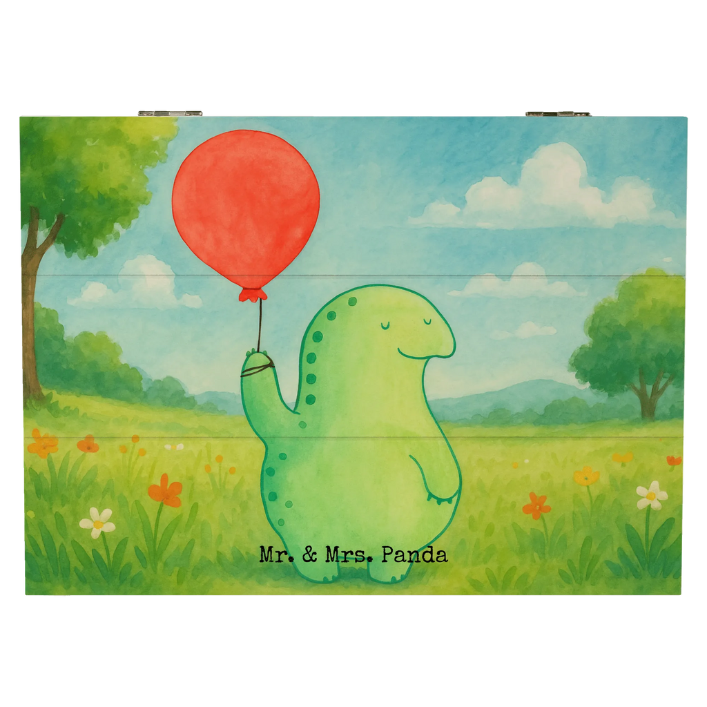 Holzkiste Schildkröte Luftballon Design XXL, Erinnerungskiste, Truhe, Schatulle, Aufbewahrungsbox, Dekokiste, Geschenkbox, Erinnerungsbox, Schatzkiste, Kiste, Holzkiste, Geschenkdose, Schildkröte, Schildkröten, Mutausbruch, Motivation, Motivationsspruch