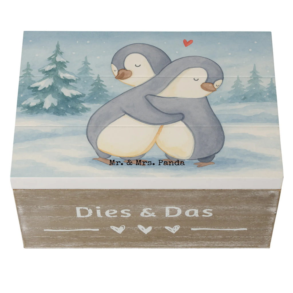 Wooden chest penguins Cuddle Design Truhe, Geschenkdose, Aufbewahrungsbox, XXL, Erinnerungsbox, Erinnerungskiste, Schatzkiste, Geschenkbox, Kiste, Holzkiste, Schatulle, Dekokiste, Liebe, Partner, Freund, Freundin, Ehemann, Ehefrau, Heiraten, Verlobung, Heiratsantrag, Liebesgeschenk, Jahrestag, Hocheitstag, für Ehemann, Liebesbeweis, Mitbringsel, Geschenk für Freundin, Geschenk für Partner, für Männer, Geschenk für Frauen, Valentinstag, Hochzeitstag