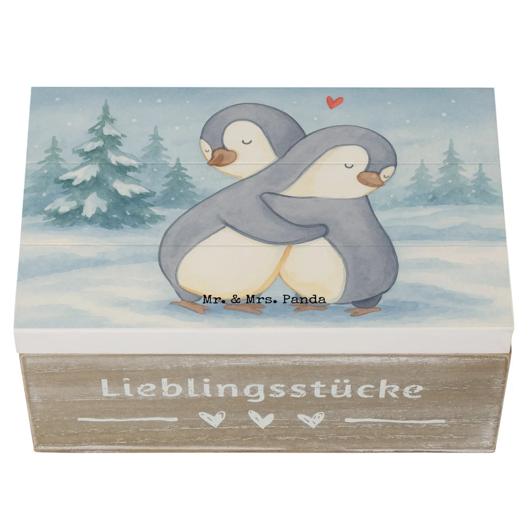 Wooden chest penguins Cuddle Design Truhe, Geschenkdose, Aufbewahrungsbox, XXL, Erinnerungsbox, Erinnerungskiste, Schatzkiste, Geschenkbox, Kiste, Holzkiste, Schatulle, Dekokiste, Liebe, Partner, Freund, Freundin, Ehemann, Ehefrau, Heiraten, Verlobung, Heiratsantrag, Liebesgeschenk, Jahrestag, Hocheitstag, für Ehemann, Liebesbeweis, Mitbringsel, Geschenk für Freundin, Geschenk für Partner, für Männer, Geschenk für Frauen, Valentinstag, Hochzeitstag