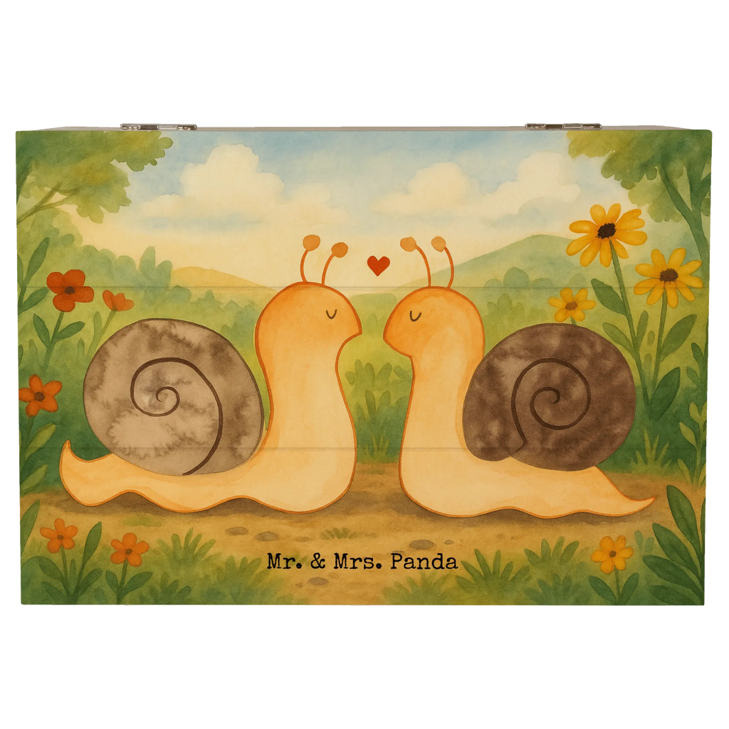 Skrzynia drewniana Miłość ślimaków Design Schatzkiste, Erinnerungsbox, Holzkiste, Geschenkbox, Erinnerungskiste, Schatulle, Dekokiste, Kiste, Aufbewahrungsbox, Geschenkdose, Truhe, XXL, Liebe, Partner, Freund, Freundin, Ehemann, Ehefrau, Heiraten, Verlobung, Heiratsantrag, Liebesgeschenk, Jahrestag, Hocheitstag