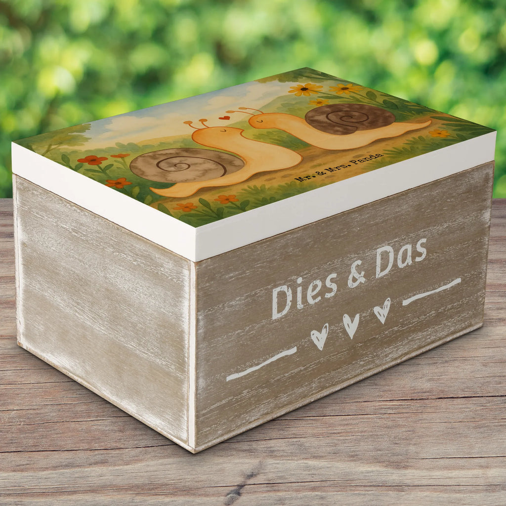 Skrzynia drewniana Miłość ślimaków Design Schatzkiste, Erinnerungsbox, Holzkiste, Geschenkbox, Erinnerungskiste, Schatulle, Dekokiste, Kiste, Aufbewahrungsbox, Geschenkdose, Truhe, XXL, Liebe, Partner, Freund, Freundin, Ehemann, Ehefrau, Heiraten, Verlobung, Heiratsantrag, Liebesgeschenk, Jahrestag, Hocheitstag