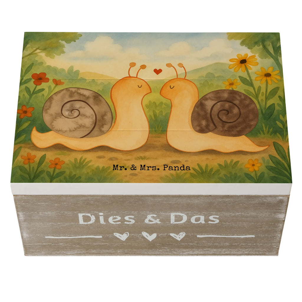 Skrzynia drewniana Miłość ślimaków Design Schatzkiste, Erinnerungsbox, Holzkiste, Geschenkbox, Erinnerungskiste, Schatulle, Dekokiste, Kiste, Aufbewahrungsbox, Geschenkdose, Truhe, XXL, Liebe, Partner, Freund, Freundin, Ehemann, Ehefrau, Heiraten, Verlobung, Heiratsantrag, Liebesgeschenk, Jahrestag, Hocheitstag