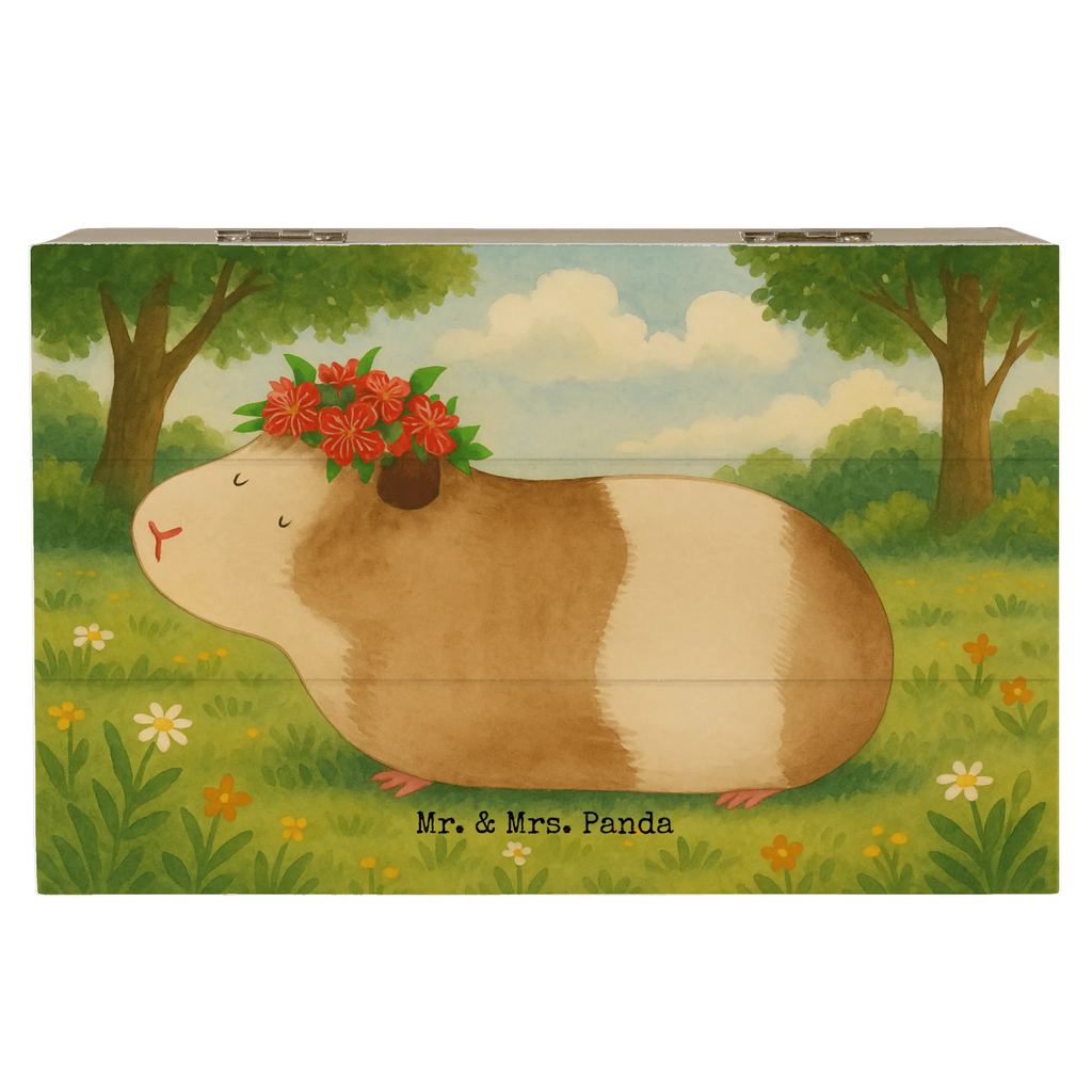 Skrzynia drewniana świnka morska mądrość Design Aufbewahrungsbox, Truhe, Geschenkbox, Erinnerungsbox, Dekokiste, Schatulle, Erinnerungskiste, Geschenkdose, XXL, Schatzkiste, Holzkiste, Kiste, Tiermotive, Gute Laune, lustige Sprüche, Tiere, Wunderland, Spruch, Weisheit, Wunder, Realität, Motivation, Blumenkind, Meeries, Meerschweinchen, Meerie