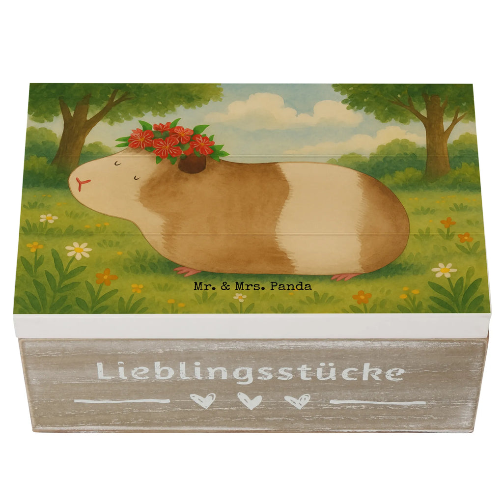 Skrzynia drewniana świnka morska mądrość Design Aufbewahrungsbox, Truhe, Geschenkbox, Erinnerungsbox, Dekokiste, Schatulle, Erinnerungskiste, Geschenkdose, XXL, Schatzkiste, Holzkiste, Kiste, Tiermotive, Gute Laune, lustige Sprüche, Tiere, Wunderland, Spruch, Weisheit, Wunder, Realität, Motivation, Blumenkind, Meeries, Meerschweinchen, Meerie