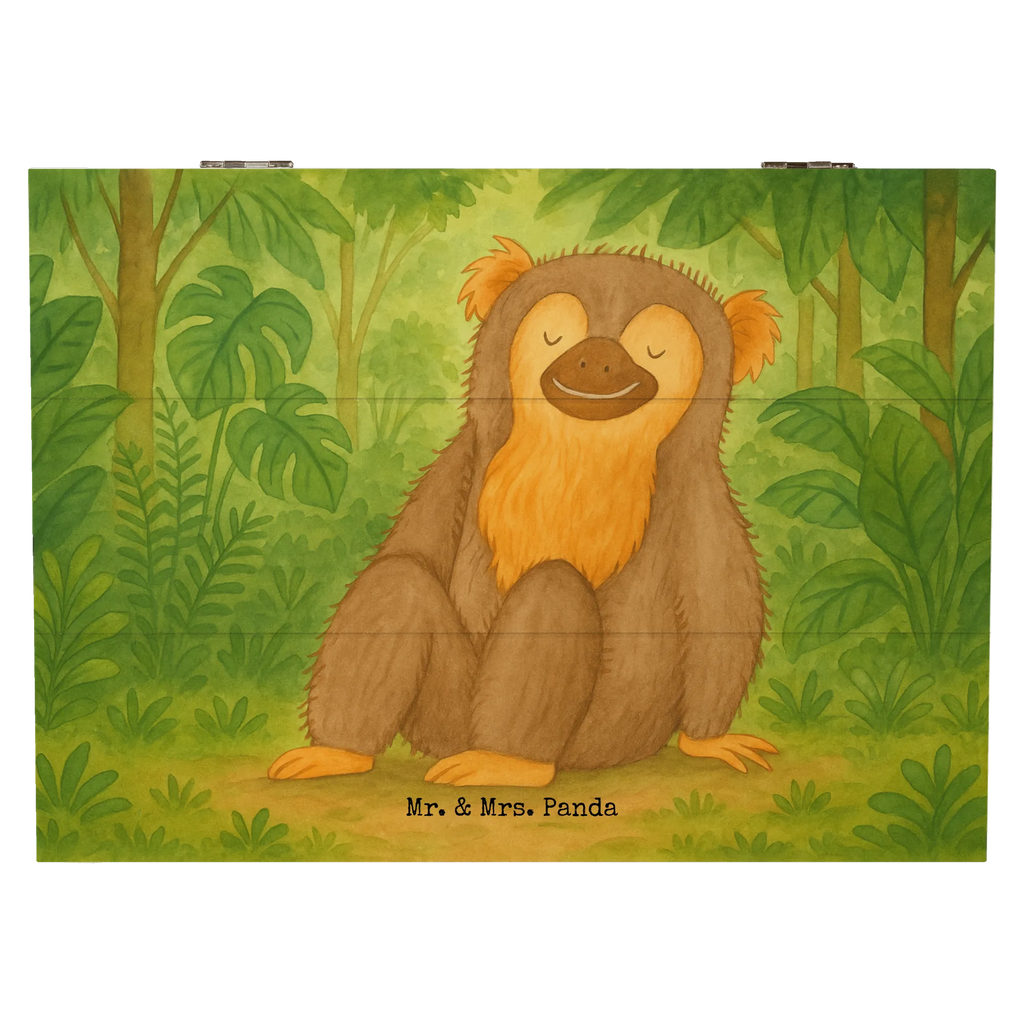 Holzkiste Affe Design Erinnerungskiste, Geschenkbox, Erinnerungsbox, Schatulle, Truhe, Holzkiste, Aufbewahrungsbox, Dekokiste, Schatzkiste, XXL, Geschenkdose, Kiste, Afrika, Wildtiere, Liebe, Motivation, Affen, Affe, Selbstliebe, Selbstachtung, Selbstbewusstsein, Respekt, Selfcare, Äffchen