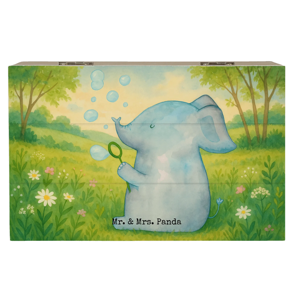 Holzkiste Elefant Seifenblasen Design Erinnerungskiste, Erinnerungsbox, Geschenkbox, Holzkiste, Dekokiste, Geschenkdose, XXL, Schatzkiste, Truhe, Kiste, Schatulle, Aufbewahrungsbox, Tiermotive, Gute Laune, lustige Sprüche, Tiere, Liebe, Liebesspruch, Heimat, Elefant, Seifenblasen, Gefühl. Daheim, Dickhäuter, Elefanten, Rüsseltier, Liebesbeweis