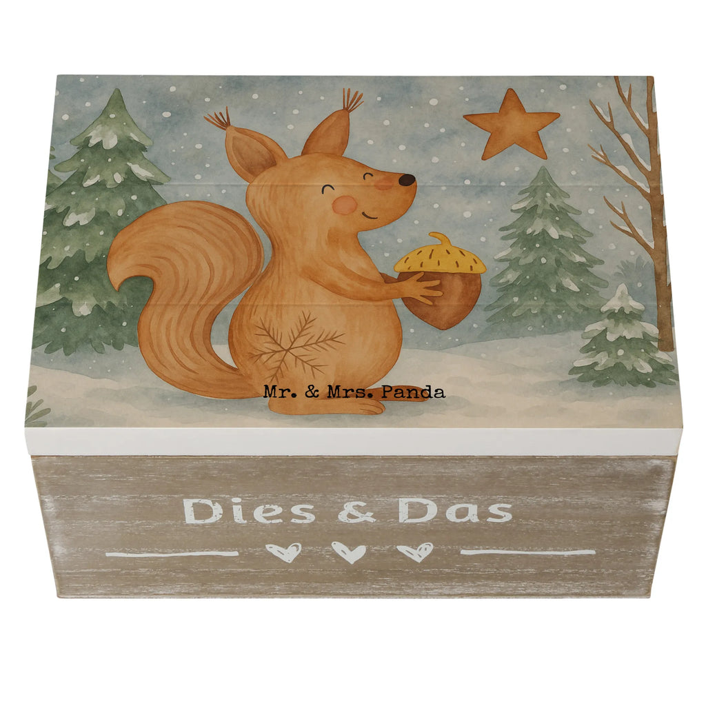 Holzkiste Eichhörnchen Weihnachten Design Geschenkbox, Erinnerungskiste, XXL, Schatulle, Geschenkdose, Aufbewahrungsbox, Holzkiste, Dekokiste, Erinnerungsbox, Schatzkiste, Truhe, Kiste, Winter, Weihnachten, Weihnachtsdeko, Nikolaus, Advent, Heiligabend, Wintermotiv, Weihnachtsgruß, Neujahr, Vogel, Weihnachtsmotiv, Frohes neues Jahr, Guten Rutsch, Frohe Weihnachten