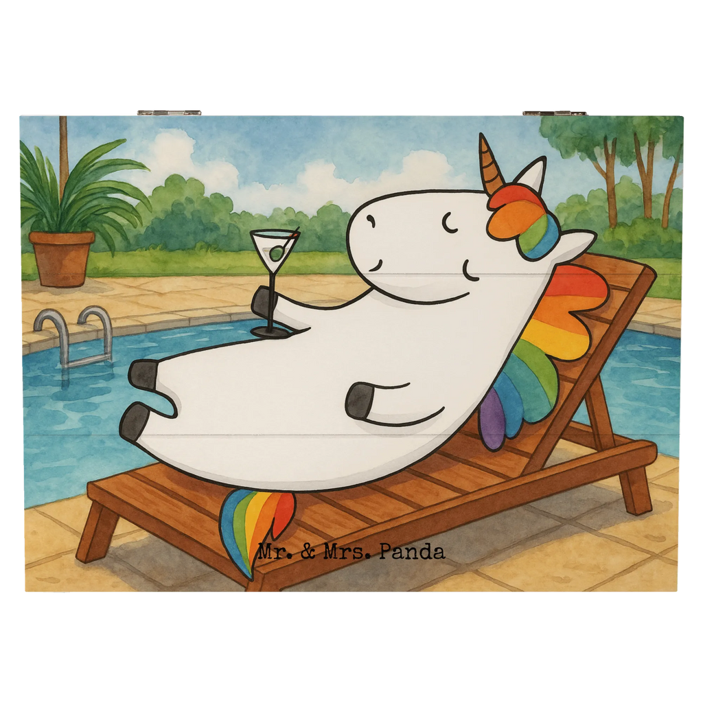 Holzkiste Einhorn Cocktail Design Erinnerungsbox, Kiste, Dekokiste, Erinnerungskiste, XXL, Truhe, Aufbewahrungsbox, Geschenkdose, Schatzkiste, Geschenkbox, Holzkiste, Schatulle, Einhorn, Einhörner, Einhorn Deko, Unicorn, lustig, witzig, Freundin, Spaß, Sekt, Cuba Libre, Rum, Glitzer, Geburtstag, Caipirinha, Party, Spruch, Feiern