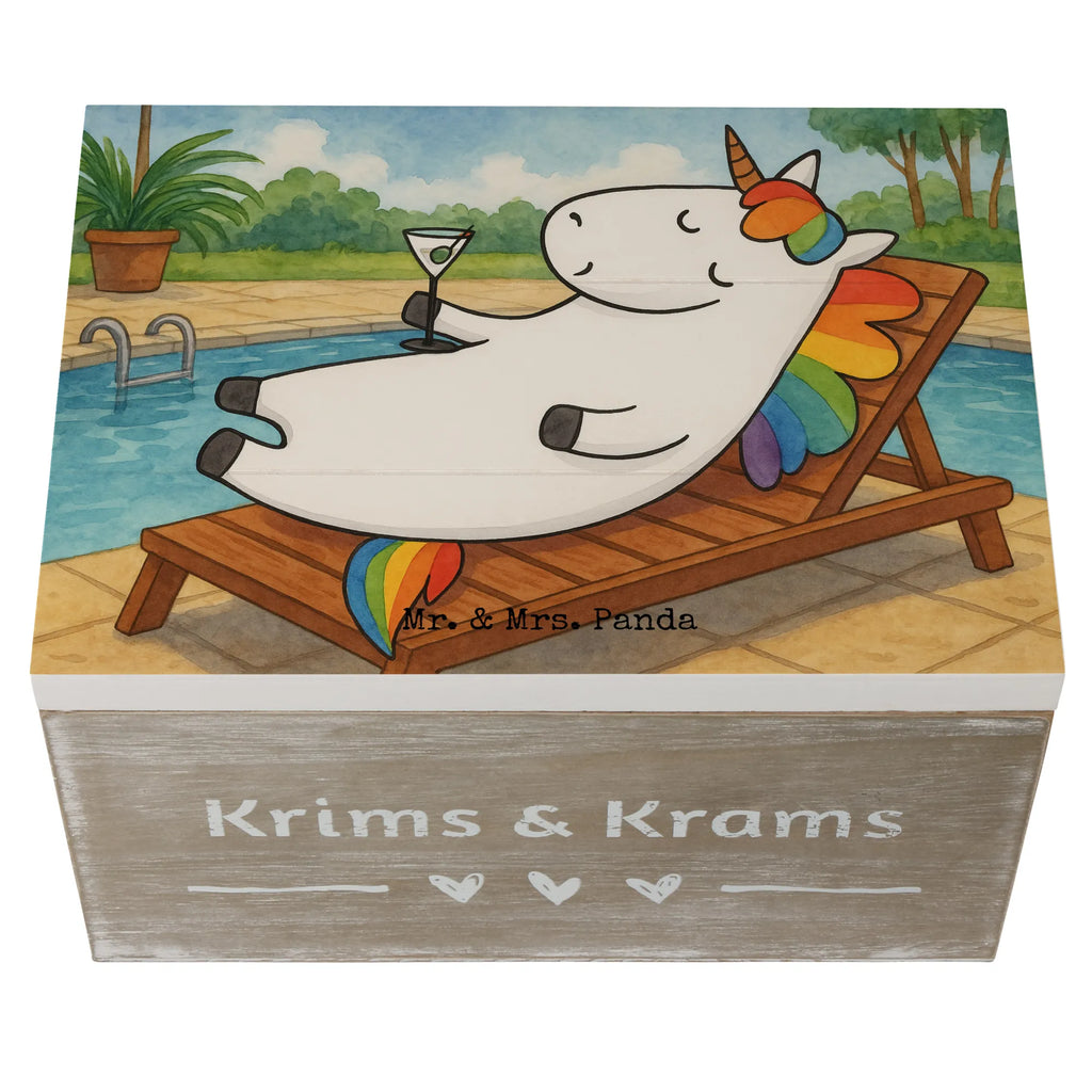 Holzkiste Einhorn Cocktail Design Erinnerungsbox, Kiste, Dekokiste, Erinnerungskiste, XXL, Truhe, Aufbewahrungsbox, Geschenkdose, Schatzkiste, Geschenkbox, Holzkiste, Schatulle, Einhorn, Einhörner, Einhorn Deko, Unicorn, lustig, witzig, Freundin, Spaß, Sekt, Cuba Libre, Rum, Glitzer, Geburtstag, Caipirinha, Party, Spruch, Feiern