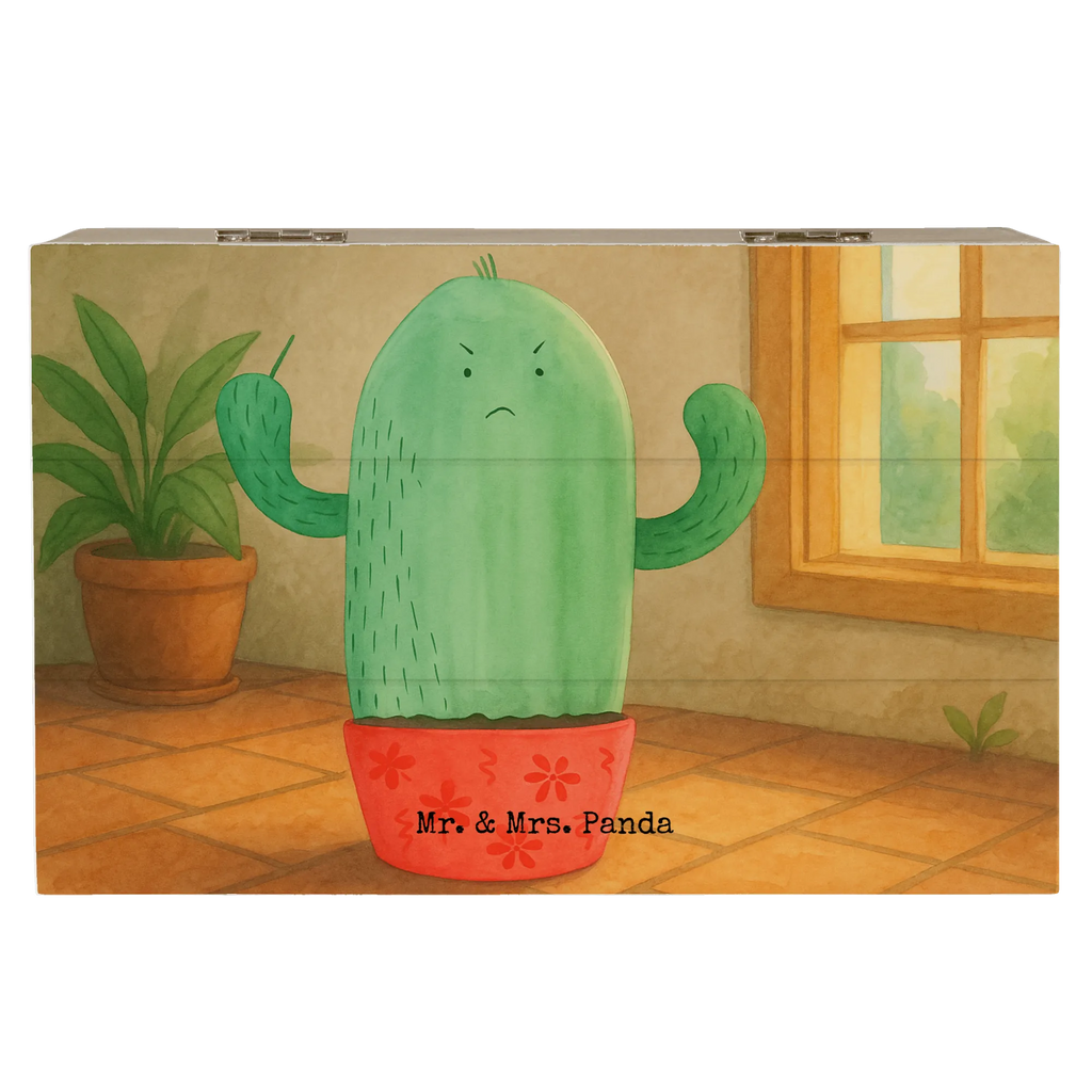 Skrzynia drewniana Kaktus gniew Design Geschenkbox, Erinnerungsbox, Aufbewahrungsbox, Erinnerungskiste, XXL, Dekokiste, Schatzkiste, Schatulle, Kiste, Holzkiste, Truhe, Geschenkdose, Kaktus, Kakteen, Büroalltag, Kollege, Chefin, Schule, ärgern, wütend, Kollegin, Büro