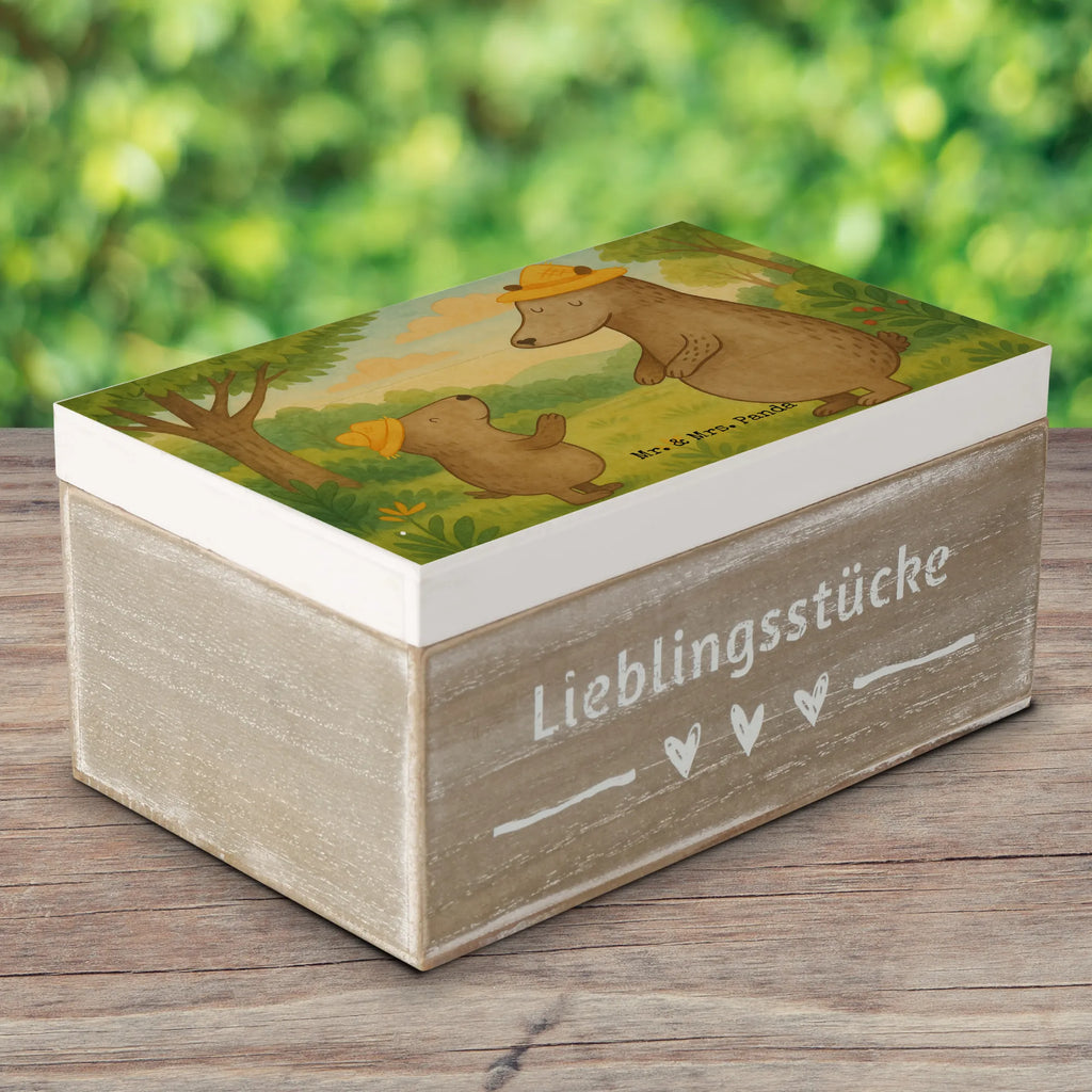 Holzkiste Bären mit Hut Design Schatzkiste, Erinnerungsbox, Erinnerungskiste, Geschenkdose, Schatulle, Geschenkbox, Truhe, Aufbewahrungsbox, Kiste, Dekokiste, XXL, Holzkiste, Familie, Vatertag, Muttertag, Bruder, Schwester, Mama, Papa, Oma, Opa, Vorbild, Söhne, Kind, Daddy, Paps, Vater, Family, Kinder, Bär, Lieblingsmensch, Sohn, Papi, Vater-Sohn, Dad, Bären