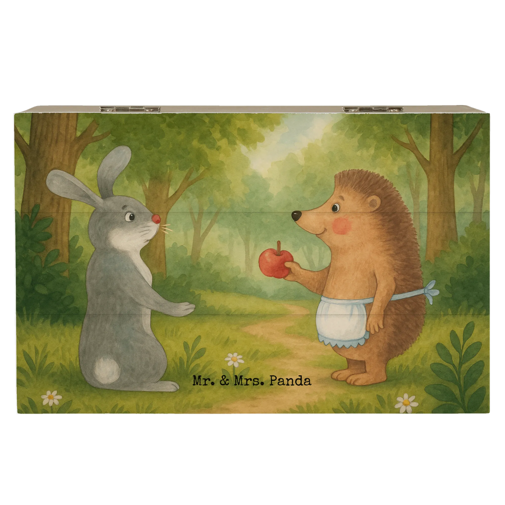 Holzkiste Hase Igel Design Geschenkbox, Kiste, Aufbewahrungsbox, Truhe, XXL, Erinnerungsbox, Schatulle, Schatzkiste, Geschenkdose, Dekokiste, Erinnerungskiste, Holzkiste, Tiermotive, Gute Laune, lustige Sprüche, Tiere, Trösten, Liebeskummer Geschenk, Liebe Spruch, Hase, Igel, Spruch romantisch, Trennungsschmerz, Herzschmerz, Igel und Hase