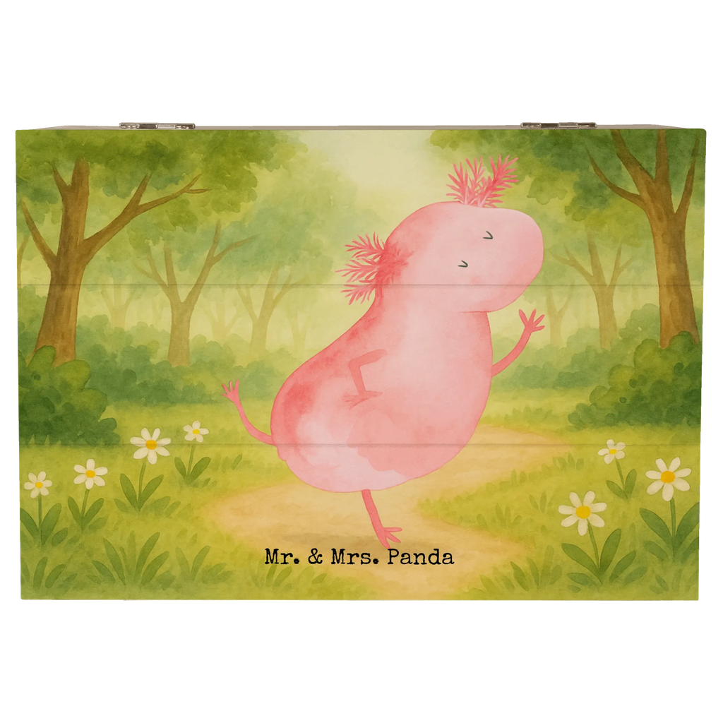 Skrzynia drewniana aksolotl tańczyć Design Kiste, Truhe, Geschenkdose, Dekokiste, Holzkiste, XXL, Aufbewahrungsbox, Erinnerungsbox, Geschenkbox, Schatulle, Erinnerungskiste, Schatzkiste, Axolotl, Molch, Axolot, beste Freundin, Sterne, verrückt, Lurche, Freundin, Lurch, Dachschaden, Schwanzlurch
