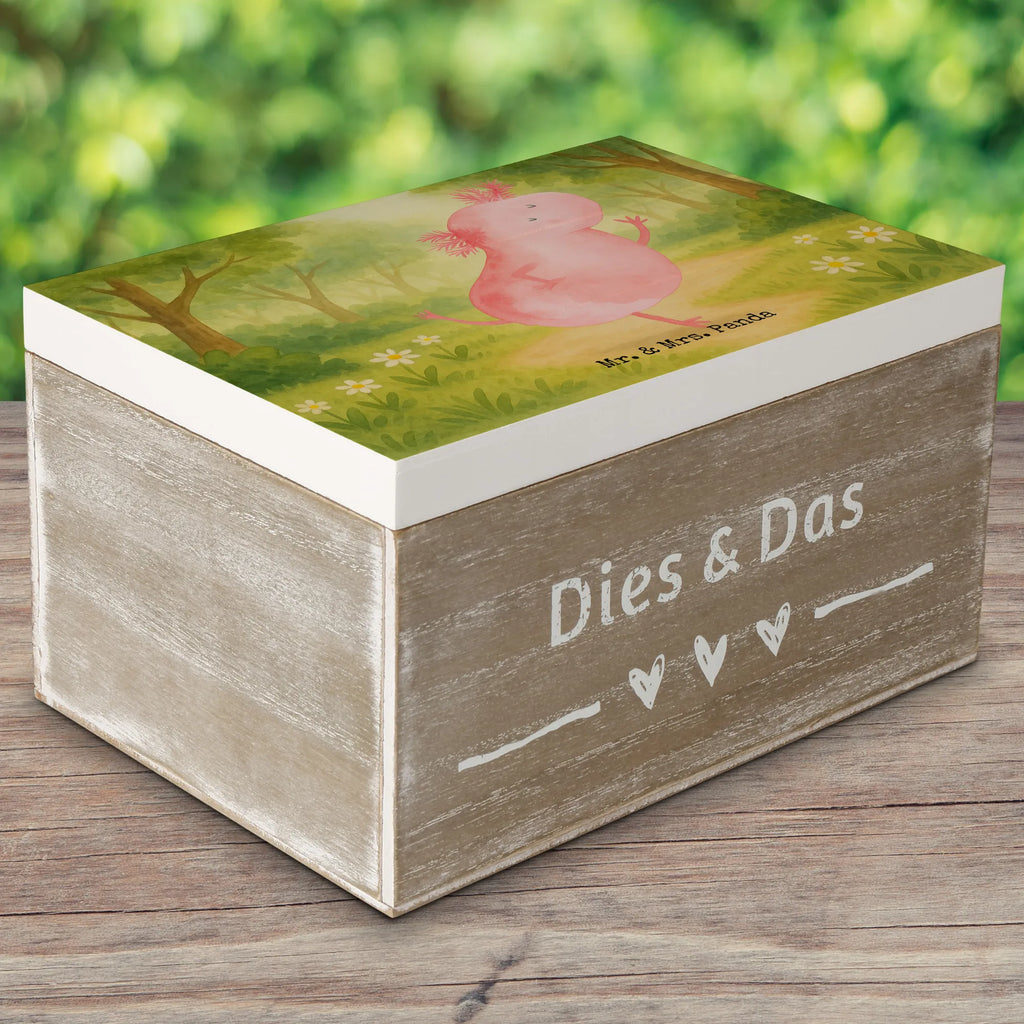 Skrzynia drewniana aksolotl tańczyć Design Kiste, Truhe, Geschenkdose, Dekokiste, Holzkiste, XXL, Aufbewahrungsbox, Erinnerungsbox, Geschenkbox, Schatulle, Erinnerungskiste, Schatzkiste, Axolotl, Molch, Axolot, beste Freundin, Sterne, verrückt, Lurche, Freundin, Lurch, Dachschaden, Schwanzlurch