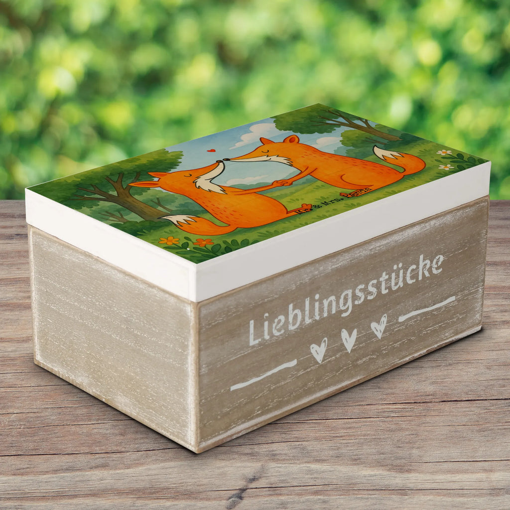 Wooden chest foxes Love Design Schatzkiste, Dekokiste, XXL, Geschenkbox, Erinnerungsbox, Aufbewahrungsbox, Geschenkdose, Schatulle, Kiste, Truhe, Erinnerungskiste, Holzkiste, Fuchs, Liebespaar, Ehemann, Füchse, Verlobte, Freundin, Partner, Ehefrau, Ehe, Liebesbeweis, Paar, Fox, Liebe, Freund